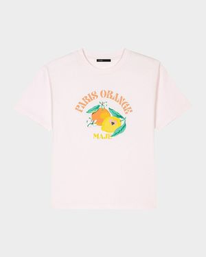Orange Graphic T-Shirt