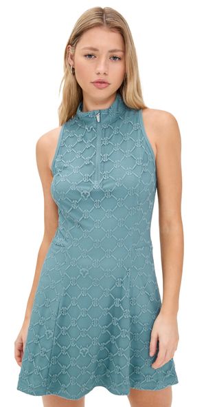 Greyson Wolf Links Lace Sleeveless Hera Dress Agave M