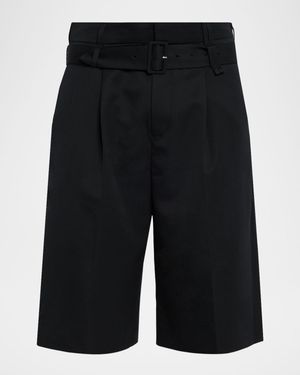 Men's Wide-Leg Multi-Belt Loop Shorts