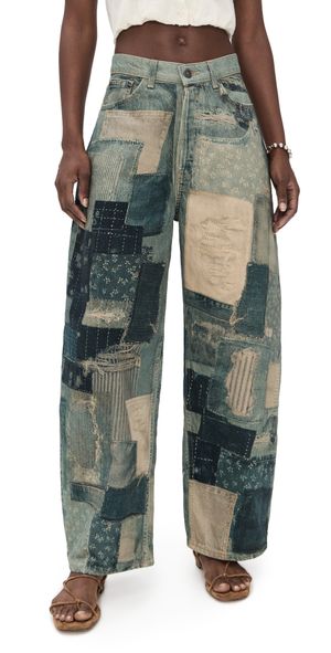 Free People Illusions Relaxed Fit Jeans Indigo Combo 28