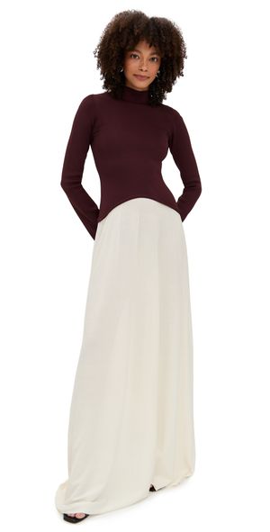 Solid & Striped The Soglio Dress Raisin Brown S