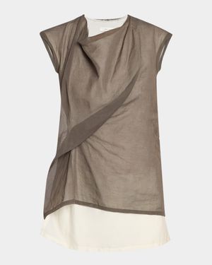 Inawa Draped Layered Sleeveless Top