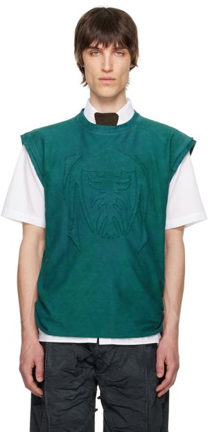 YAKU Blue Fossil Tank Top