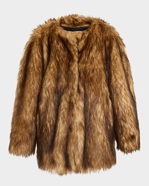 Bria Faux Fur Top Coat