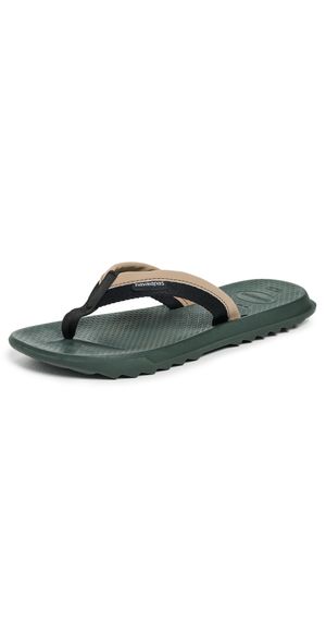 Havaianas Track Plus Flip Flops Green Olive 9/10