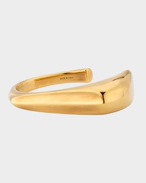 Gold-Plated Thorn Cuff Bracelet