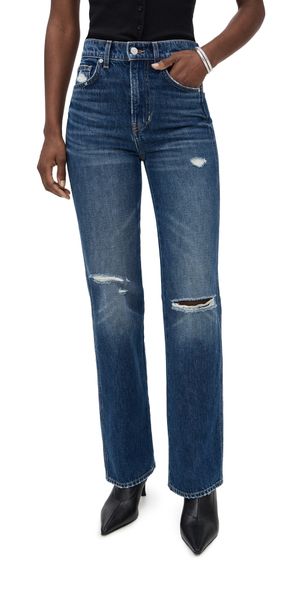 Veronica Beard Jean Dylan High Rise Wide Leg Straight Jeans City Lights 31
