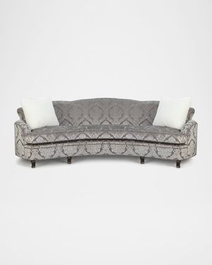 L'Amour Damask Sofa 118"