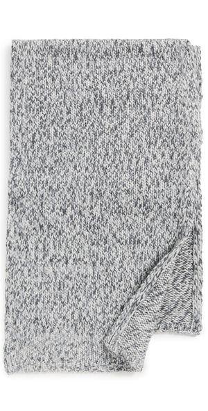 Vince Chunky Marl Scarf Grey One Size