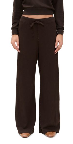 Éterne Drawstring Wide Leg Sweatpants Espresso XS