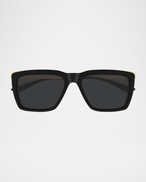 Men's SL 765M Acetate Rectangle Sunglasses