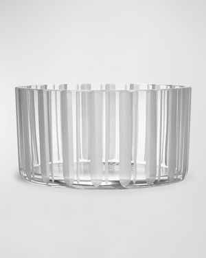 6" Cut in Number Stripes Bowl