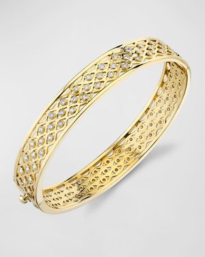 Large Fishnet Diamond Bracelet