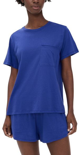 Lunya Organic Pima Set Royal Lagoon XS