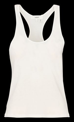 Ba&sh - Débardeur droit en coton - Taille 3 - Blanc