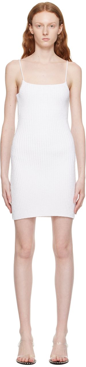 Alexander Wang White Rib Minidress