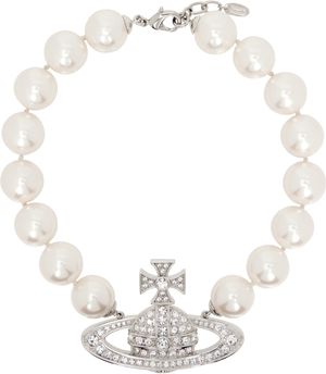 Vivienne Westwood White Neysa Necklace