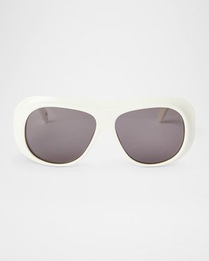 Elfin Round Acetate Sunglasses