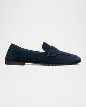 Suede Ballet Loafers