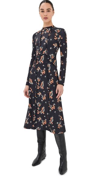 Sea Cerise Printed Spandex Dress Multi XS
