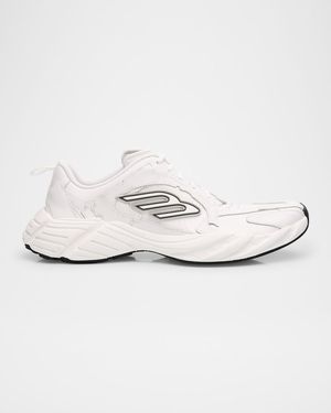 Men's Monday Leather and Polyester Runner Sneakers