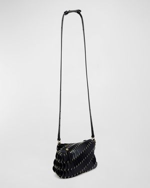 Disc Calf Leather Crossbody Bag