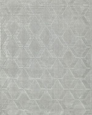 Brunello Hand-Loomed Light Silver Rug, 12' x 15'