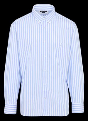 Eden Park - Chemise en coton rayé - Taille 2XL - Bleu