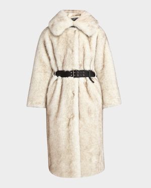 Arly Long Faux Fur Coat