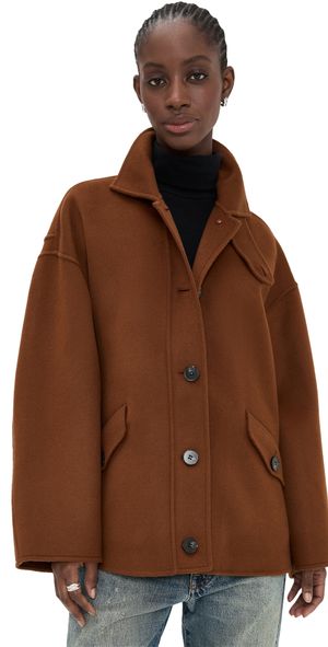 IRO Mizara Coat Chestnut 32