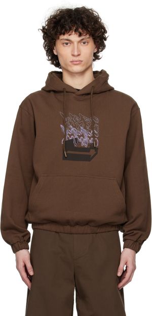 pet-tree-kor Brown 'What's In Your Lunch Box?' Hoodie