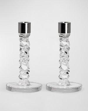 Carat 7" Small Candlesticks, Set of 2
