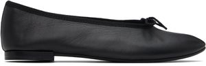Repetto Black Lilouh Almond-Toe Ballerina Flats
