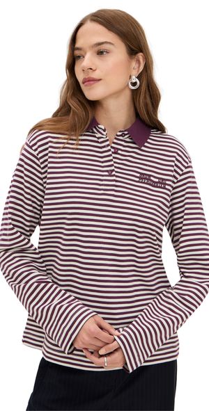BAUM UND PFERDGARTEN Jeanne Tee Italian Plum Stripe M