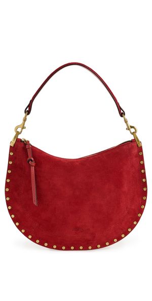 Isabel Marant Oskan Soft Zip Bag Scarlet Red One Size