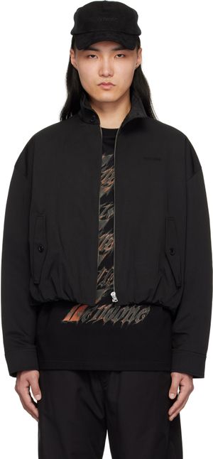 We11done Black Harrington Jacket