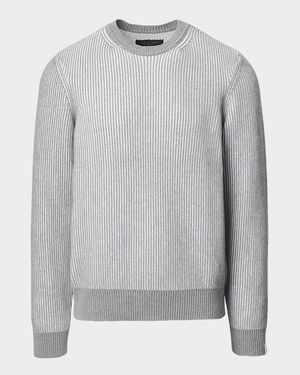 Men's Simon Marled Cotton Crewneck Sweater