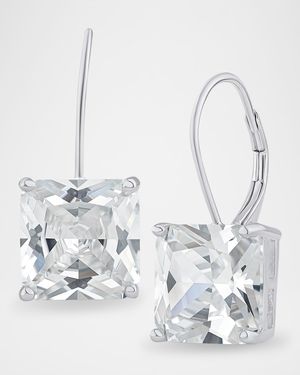 Princess Cubic Zirconia Glam Earwire Earrings