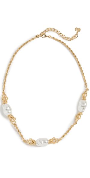 Lele Sadoughi Chateau Rope Necklace Pearl 100 One Size