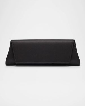 Anouk Small Satin Clutch Bag