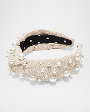 Mixed Pearl Knotted Headband