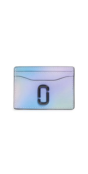 Marc Jacobs The Airbrush Utility Snapshot Card Case Blue Multi One Size