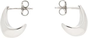 LEMAIRE Micro boucles d'oreilles pendantes argentées