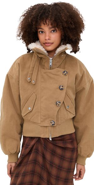 Isabel Marant Étoile Oana Jacket Camel 40