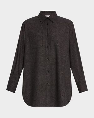 Spence Button-Front Tunic