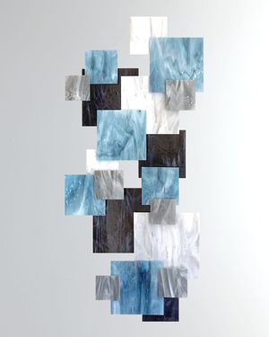 Arctic Vertical Glass Wall Sculpture