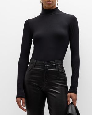 Soft Touch Mock Turtleneck Top