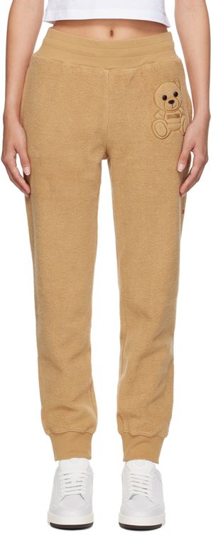 Moschino Beige Teddy Bear Lounge Pants
