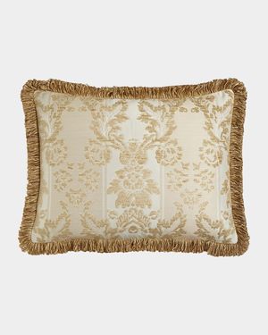 Antoinette King Chenille Sham with Loop Fringe