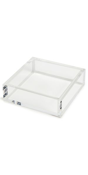Tizo Design Tizo Design Lucite Cocktail Napkin Tray Clear One Size